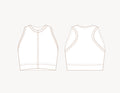 Deep Current Rashguard CropTop
